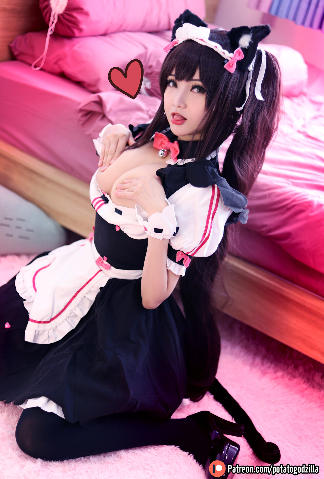 图库-Cosplay [Potato Godzilla] Chocola Nekopara